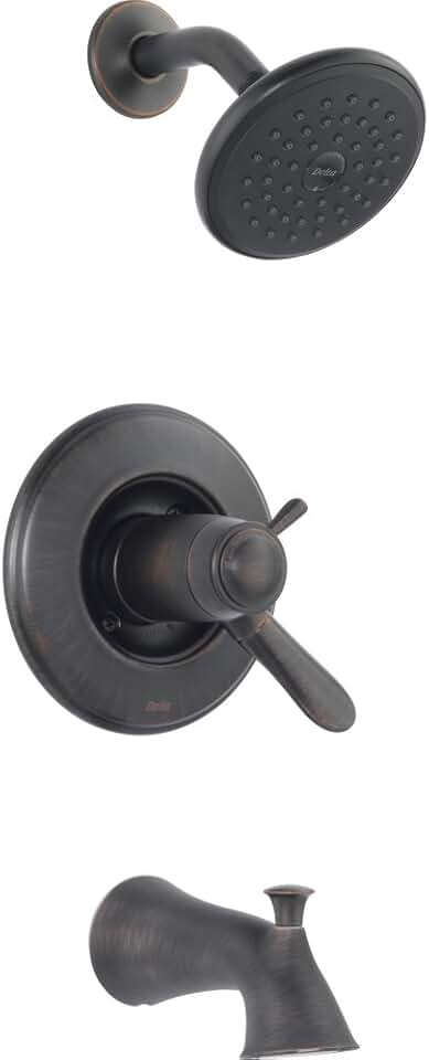 DELTA FAUCET T17T438-RB Lahara Tempassure 17T Series Tub and Shower Trim, Venetian Bronze