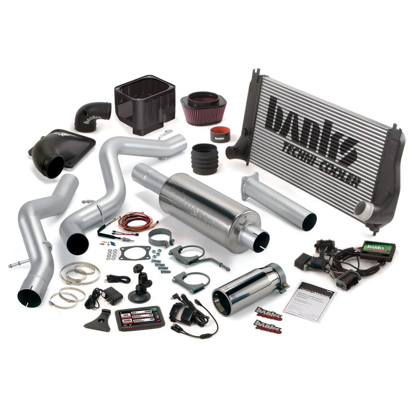 Banks Power 06-07 Chevy 6.6L LLY-LBZ ECSB PowerPack System - SS Single Exhaust w/ Chrome Tip