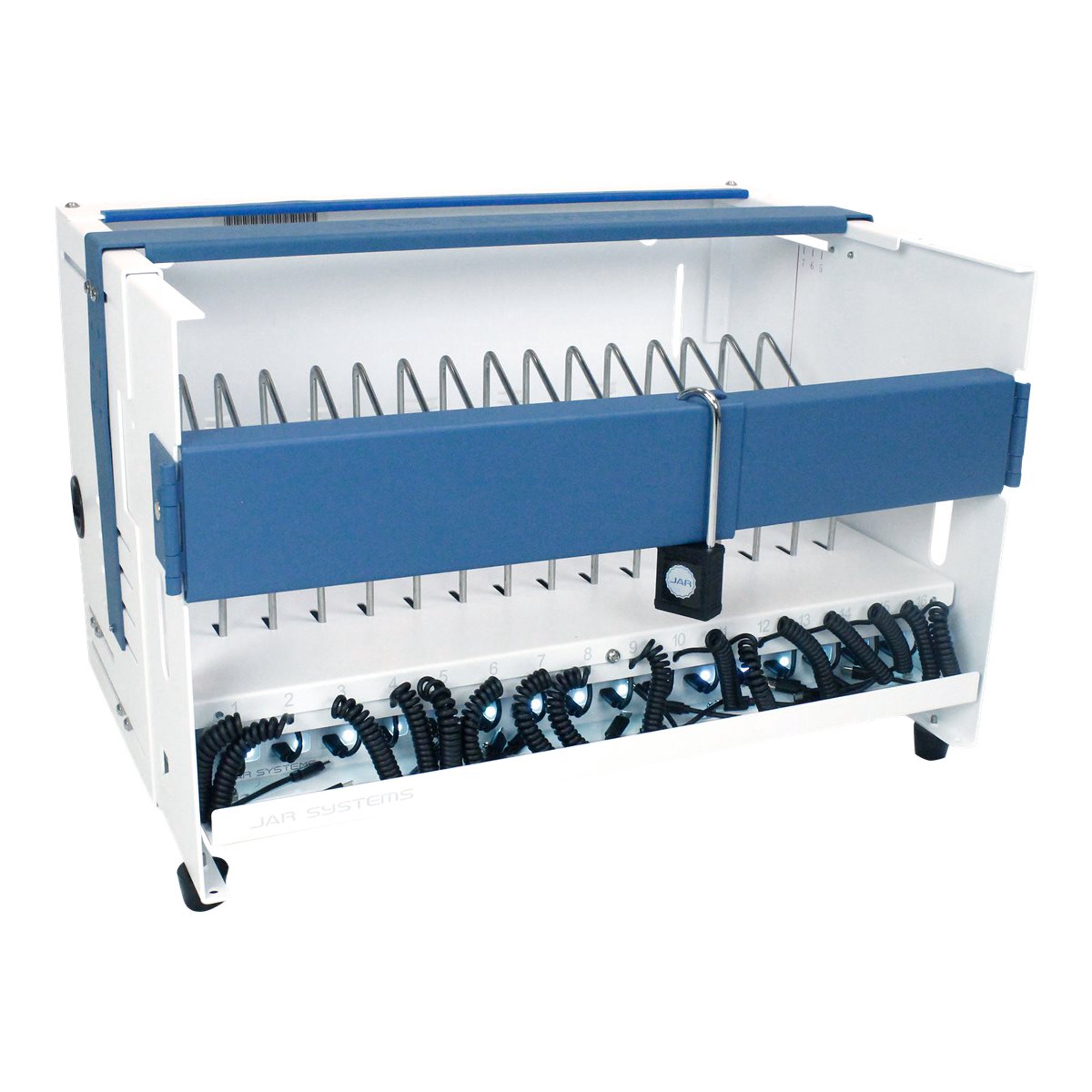 JAR Systems Essential 16 Charging Station with a 16-Port USB-C Quick-Sense Hub
