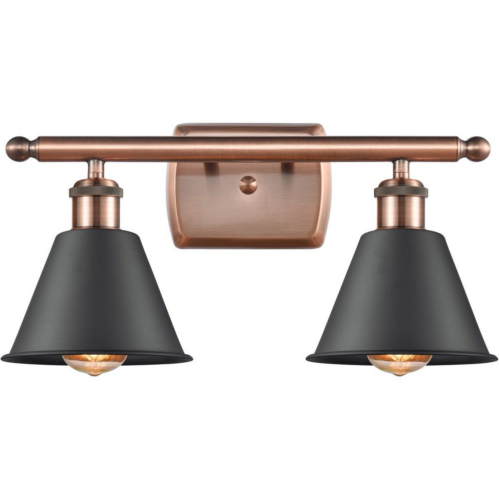 Innovations Lighting - Smithfield - 2 Light Bath Vanity In Industrial Style-10.5