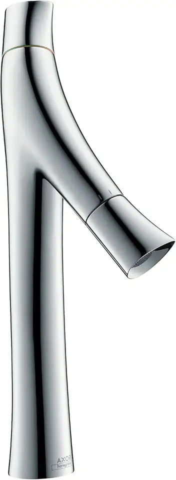 hansgrohe Starck Organic Avantgarde Premium Hand Polished 2-Handle 1 14-inch Tall Bathroom Sink Faucet in Chrome, 12012001