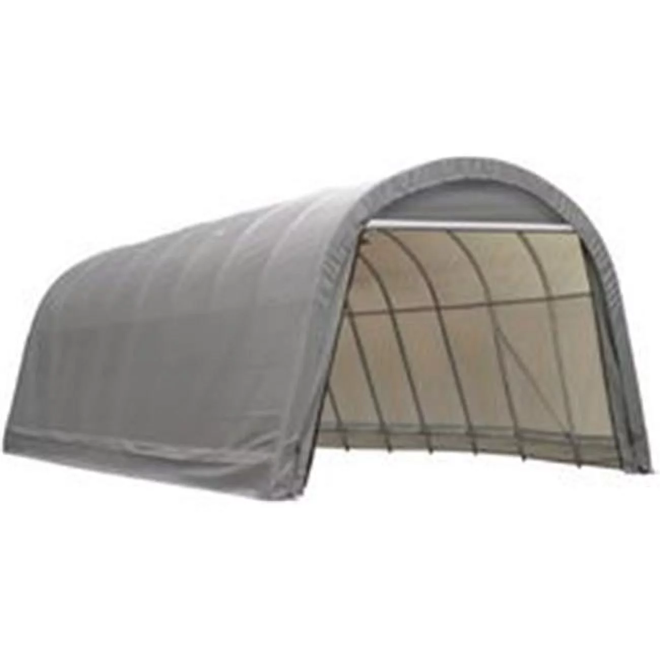 14x20x12 Round Style Shelter, Grey Cover