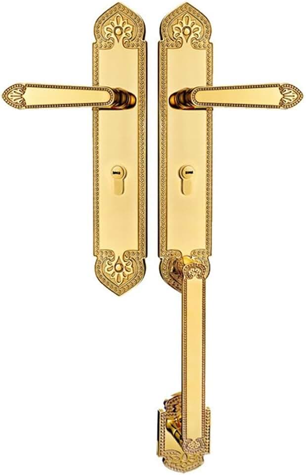 Opening Entry Brass Latch Solid Wooden Gate Lock Brass Latch