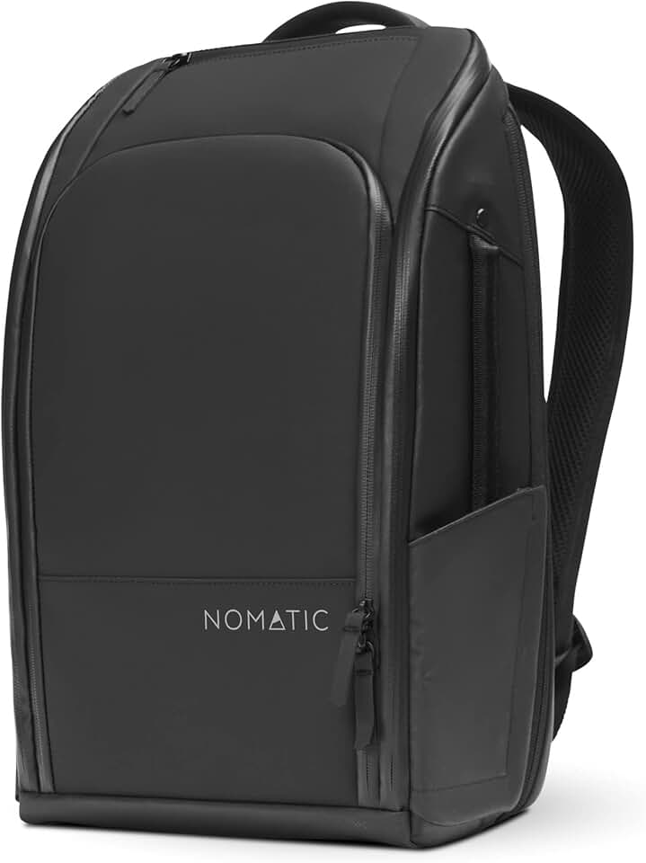 NOMATIC Backpack - 14L Water Resistant Anti Theft Backpack - Laptop Bag - Computer Backpack - Expandable Black Backpack