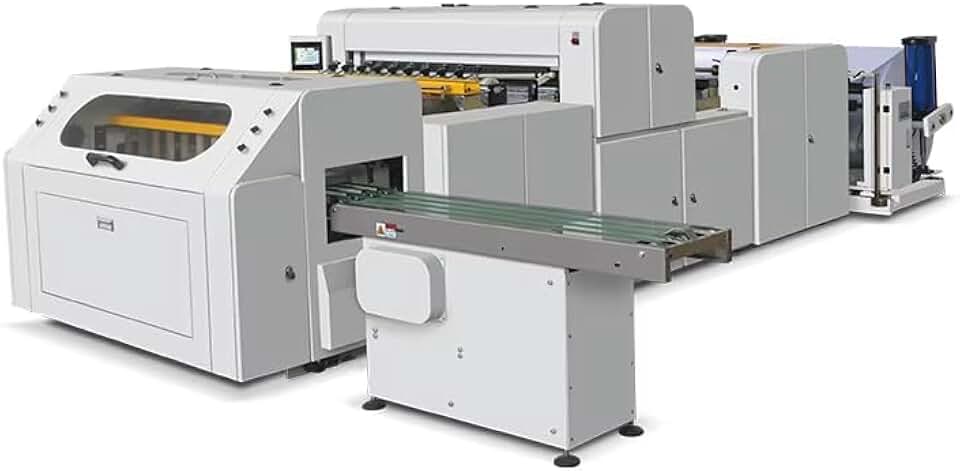 A4 Paper Cutting Machine - Vertical Movement, Waste Removal Fan, Automatic Stacking