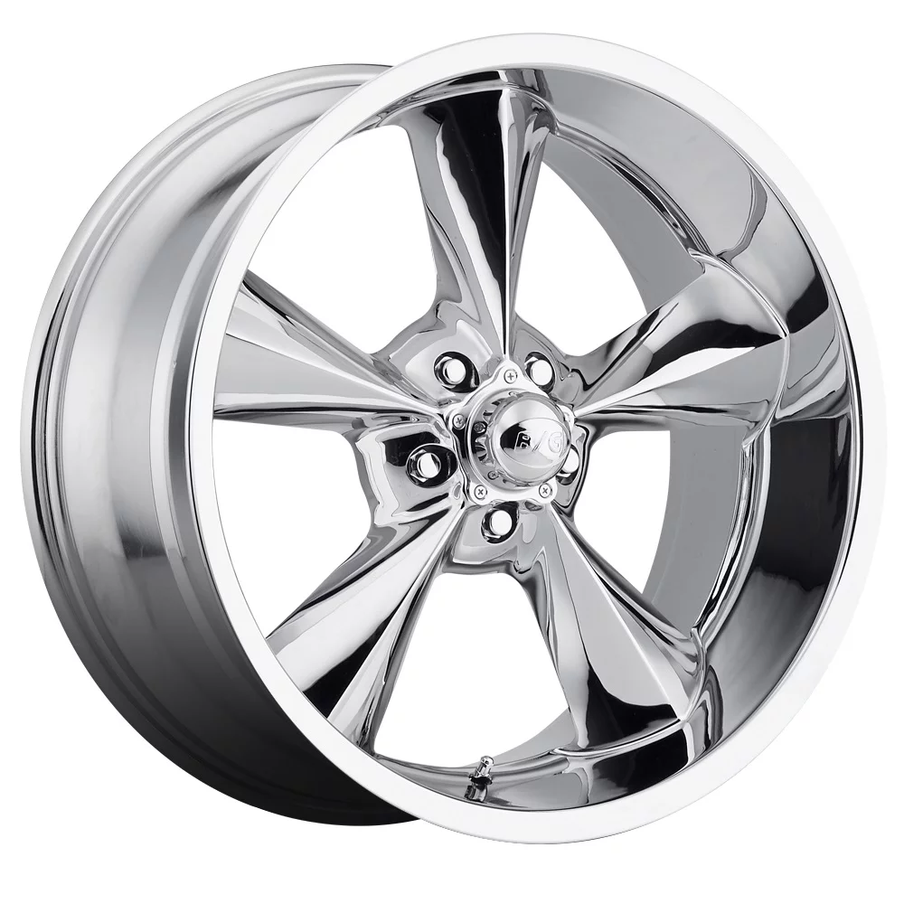 B/G ROD WORKS Old School Rim 17X7 5X114.3 Offset 0 Chrome (Quantity of 1)