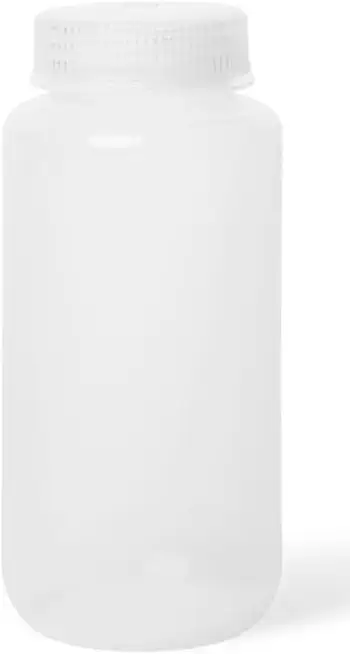United Scientific® Unistore™ 33309PK144 | Laboratory Grade Polypropylene Wide Mouth Reagent Bottle | Designed for Laboratories, Classrooms, or Storage at Home | 500ml (16oz) Capacity | Case of 144