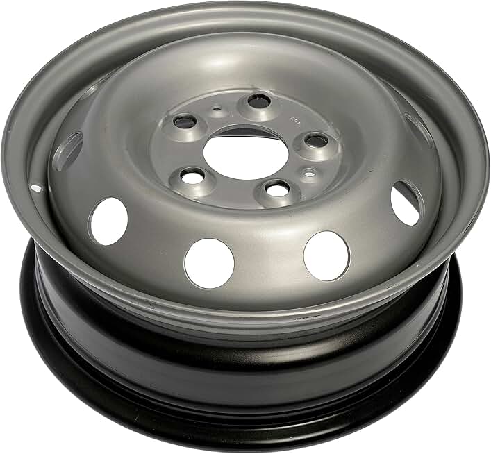 Dorman 939-266 16 x 6 In. Steel Wheel Compatible with Select Ram Models, Black