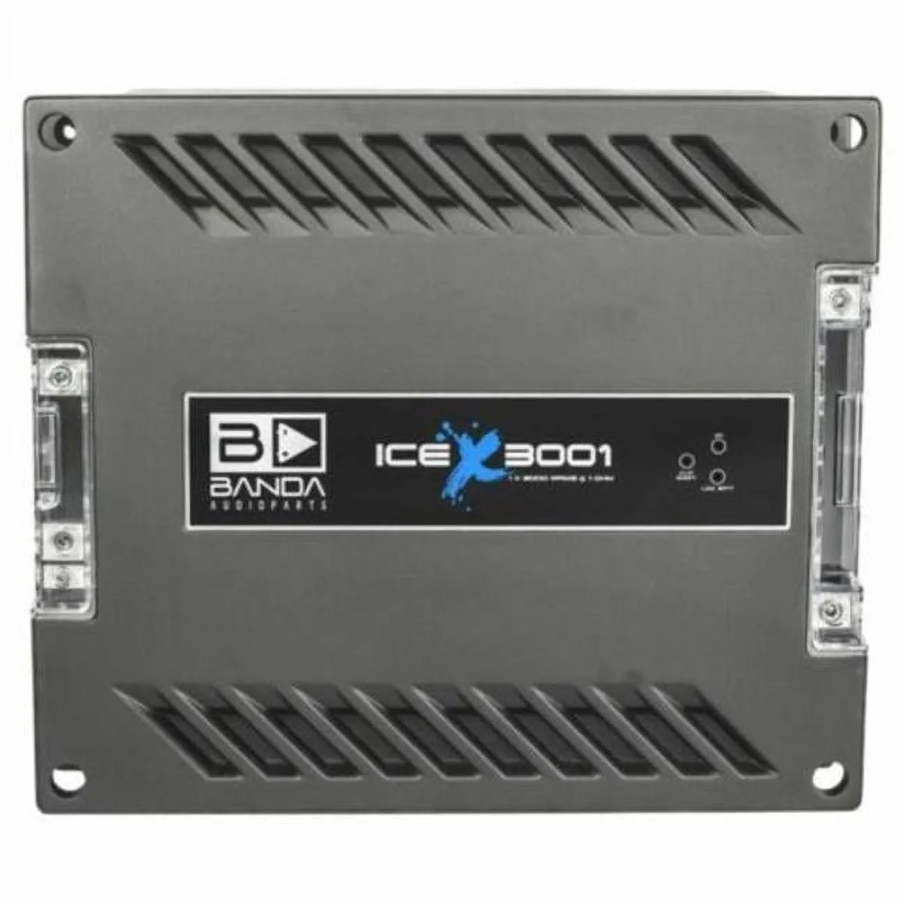 Banda  3000W 1 Ohm Car Audio Amplifier, Red