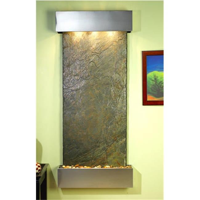 Inspiration Falls - Green Natural Slate Wall Fountain
