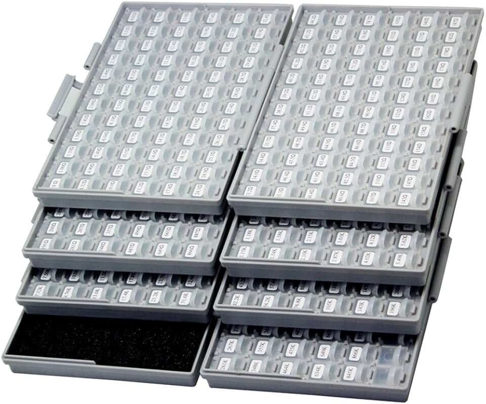 SMD SMT 0805 1% E96 resistor kit 491 values 100pc/value 4 BOX-ALL ROHS