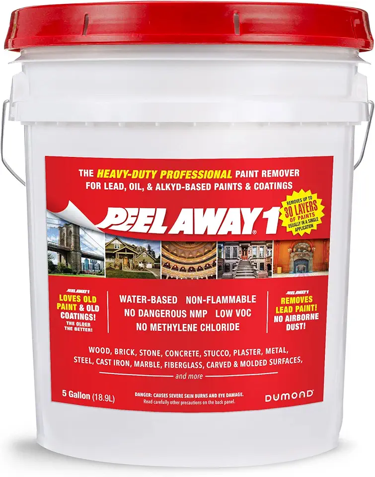 Dumond Chemicals, Inc. 1005N Peel Away1 Heavy-Duty Paint Remover, 5 Gallon Kit