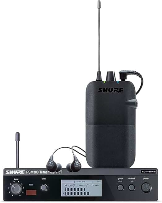 PSM300 P3TR112GR Wireless In-Ear Personal Monitoring System with SE112 Earphones - G20 Band