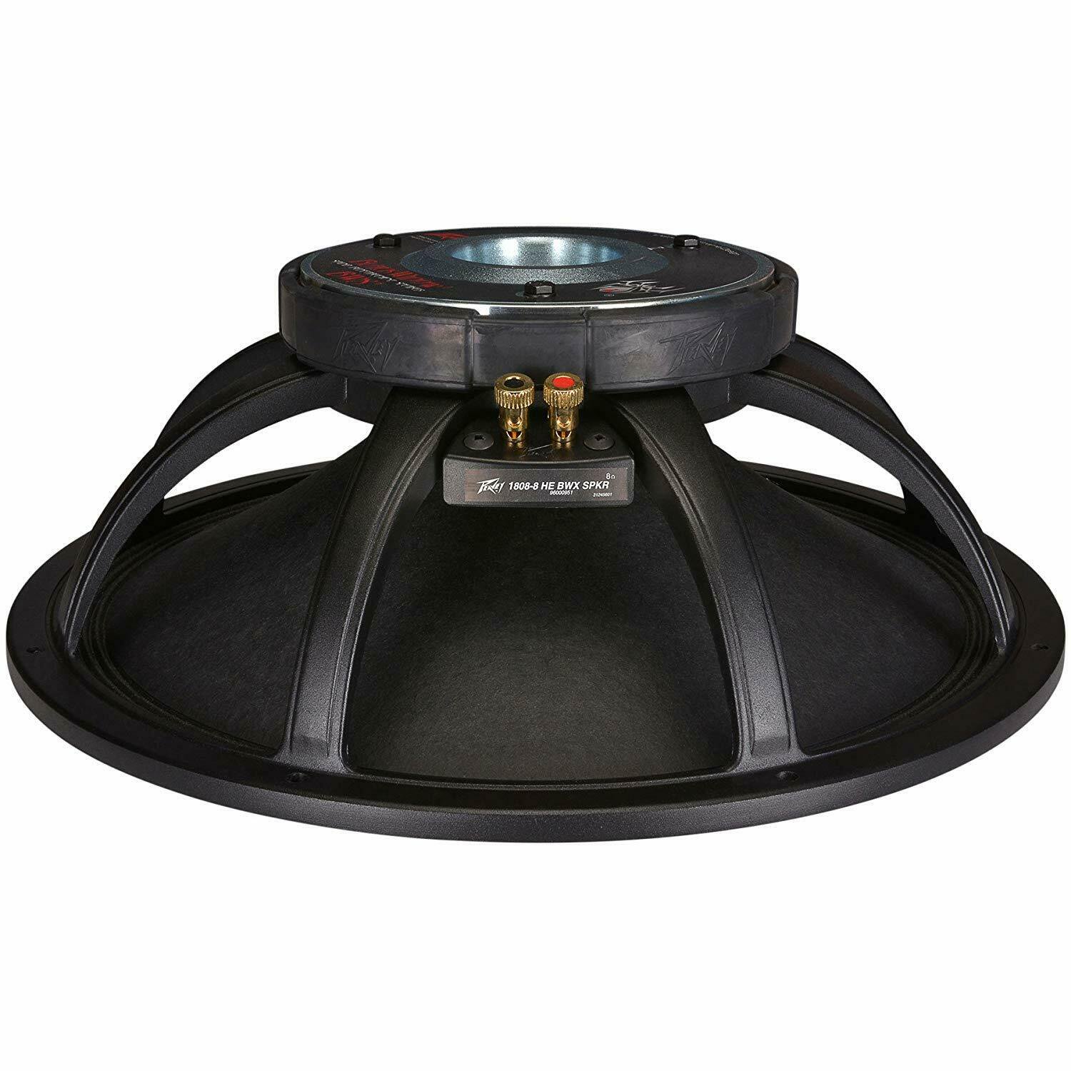 Peavey 1808-8 HE BWX 18-Inch 2000 Watts Peak 8 Ohms Audio Speakers 560620 New