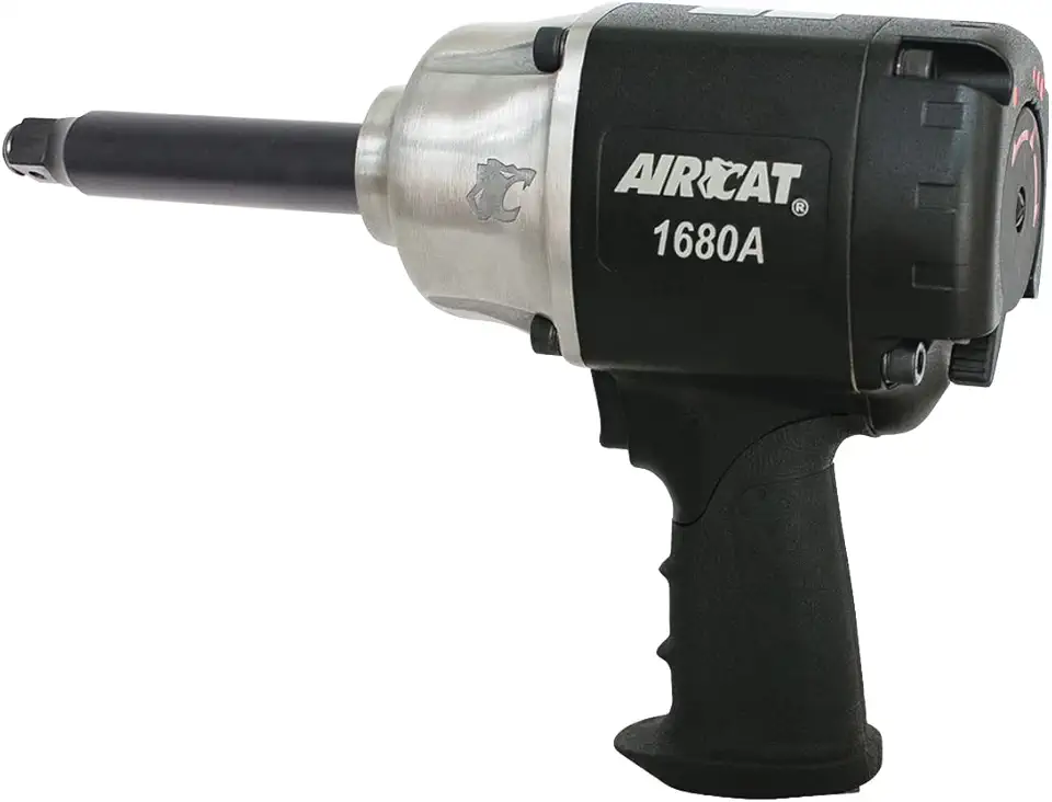 AIRCAT Pneumatic Tools 1680-A-6: 3/4-Inch Impact Wrench 1,600 ft-lbs - 6-Inch Extended Anvil