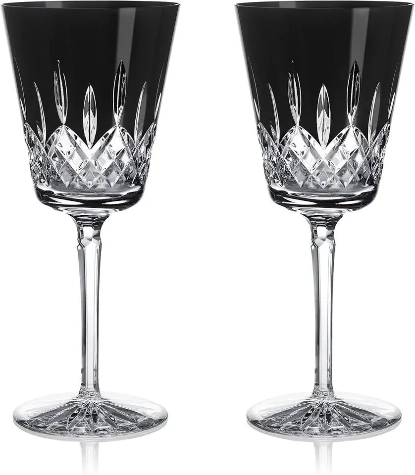 Waterford Lismore Black Large Goblet Set of 2