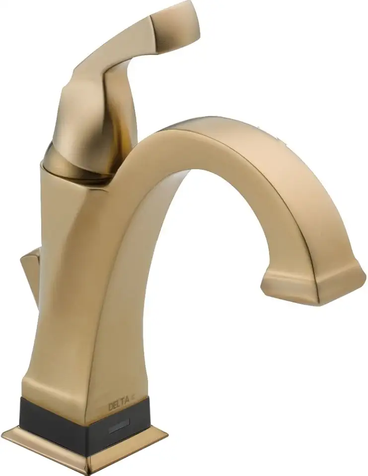 DELTA FAUCET 551T-CZ-DST Centerset Bathroom Faucet, Champagne Bronze