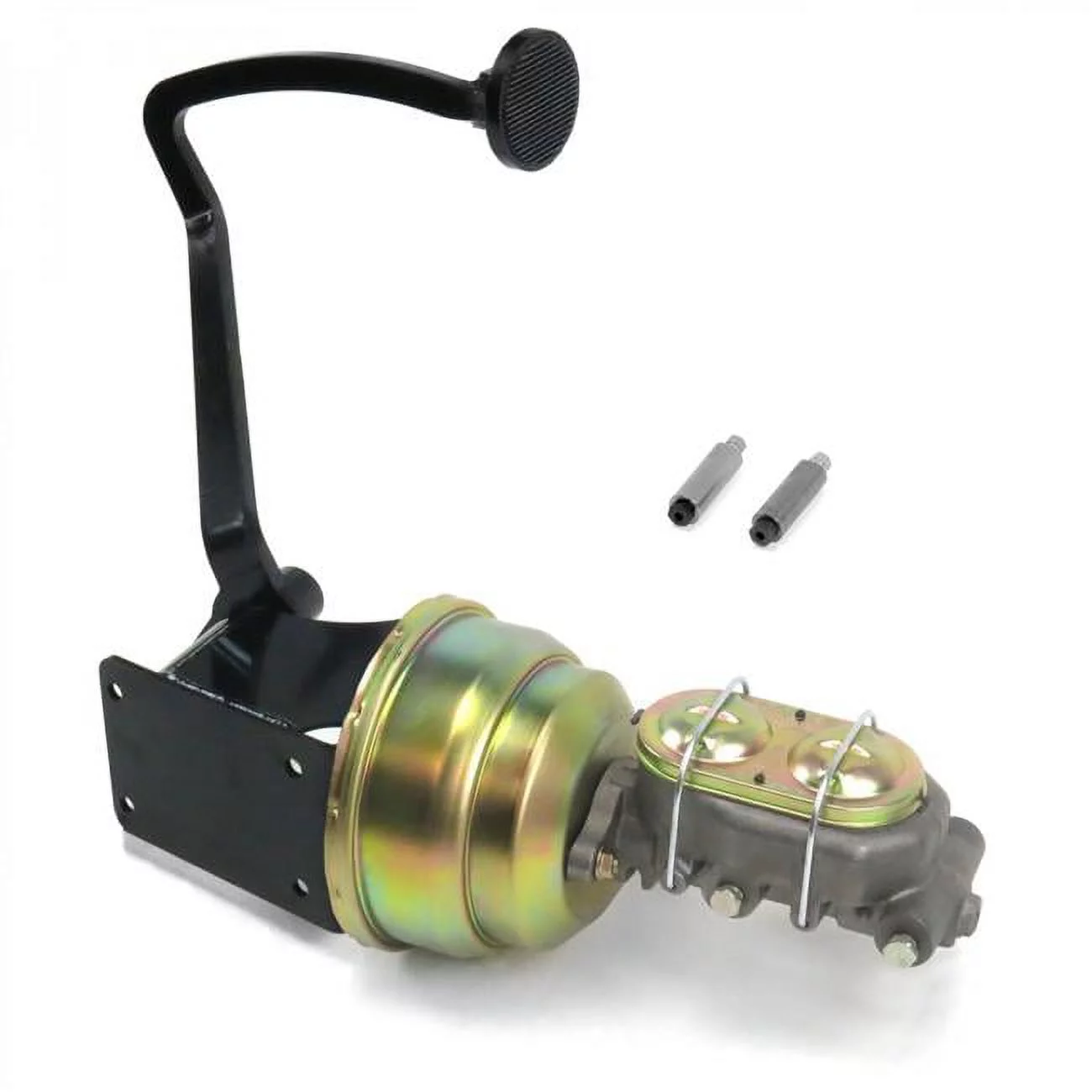 Helix Suspension Brakes & Steering  40-48 Chevy 7 in. Dual Brake Pedal Kit Disc & Drum 3 in. Black Pad