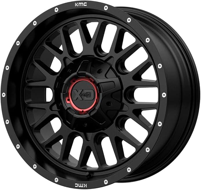 XD SERIES BY KMC WHEELS XD842 SNARE Black Wheel (20 x 9. inches /6 x 78 mm, 0 mm Offset)