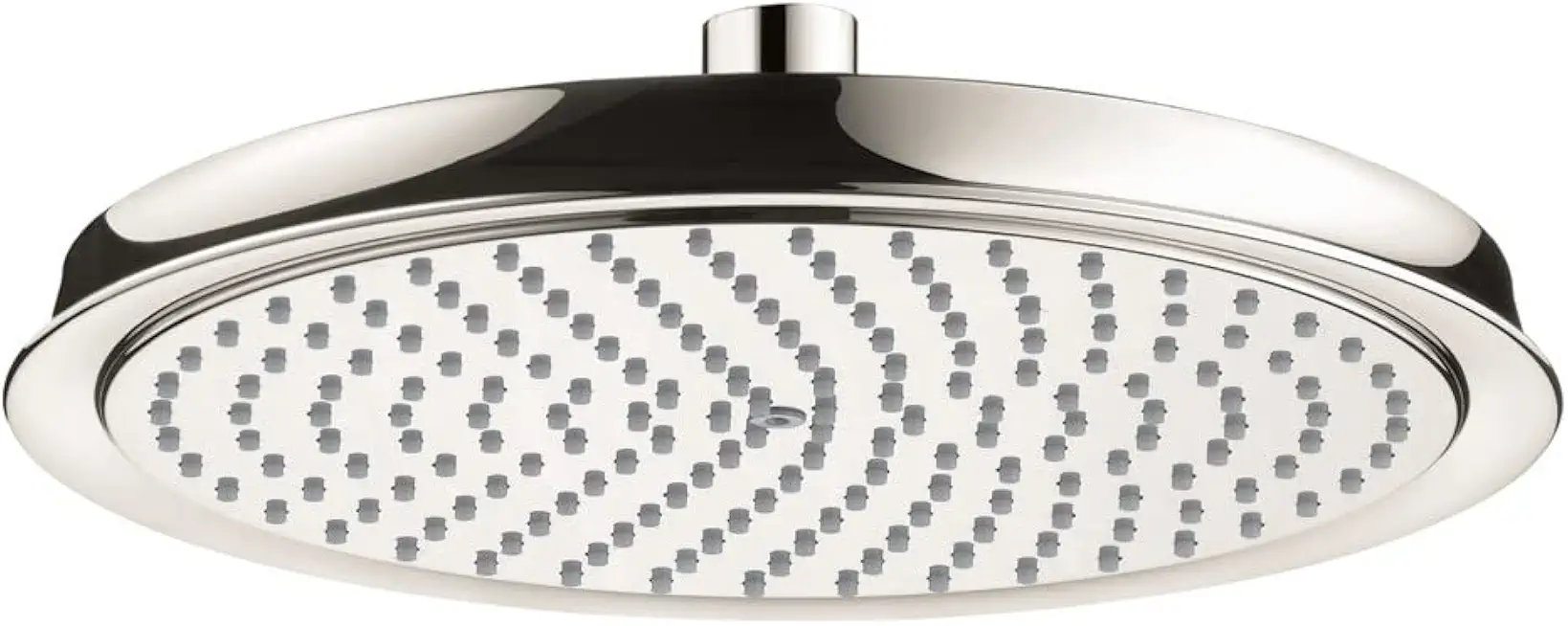 hansgrohe Raindance Classic 11-inch Showerhead Upgrade Classic 1-Spray RainAir Air Infusion with Airpower with QuickClean in Polished Nickel, 28427831