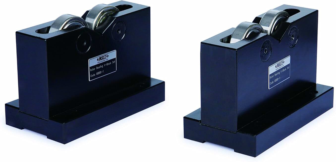 6888-2 Roller Bearing V-Block Set, 5.9