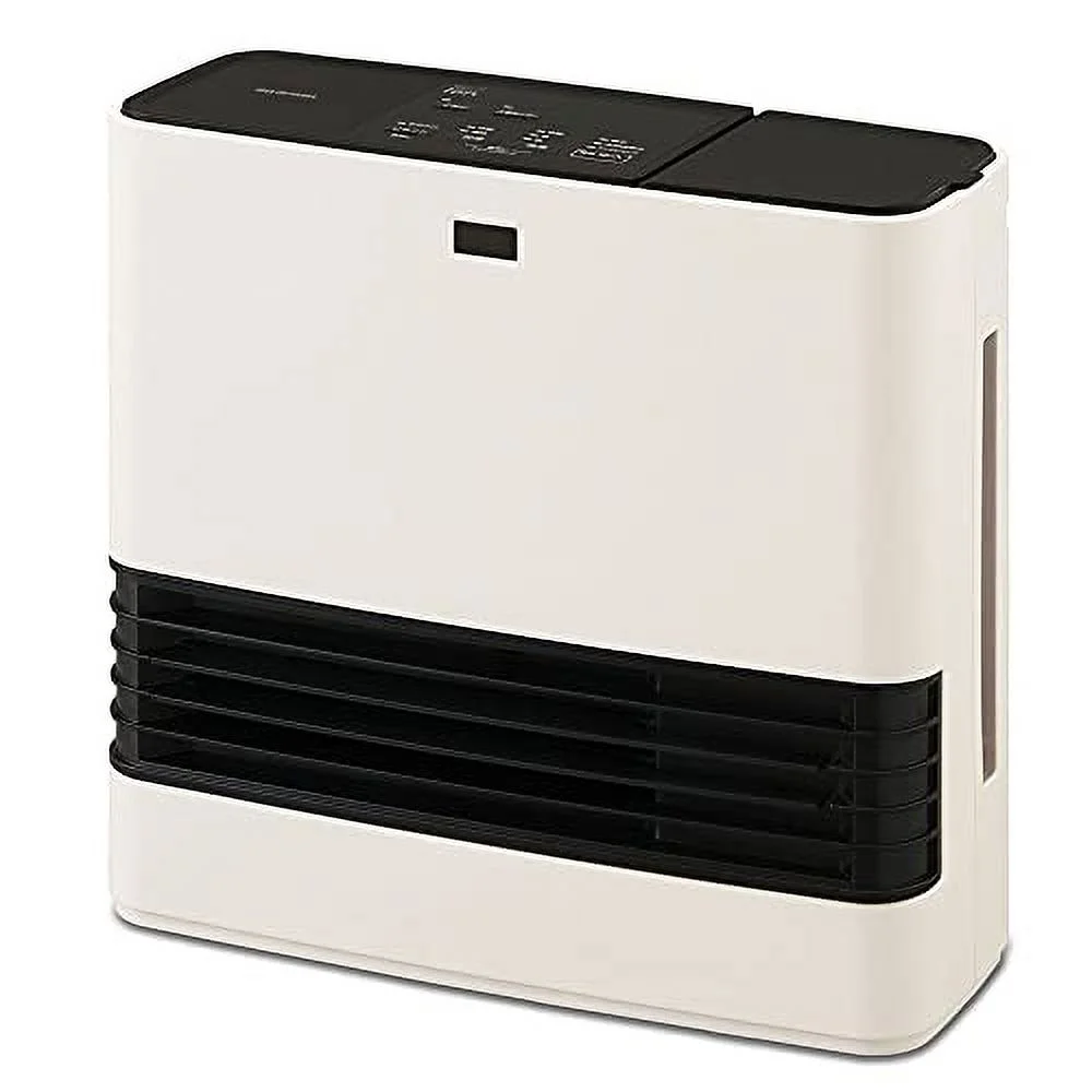 Iris Ohyama Heater with Humidification Function Ceramic Fan Heater with Motion Sensor Ion 1250W 8 Tatami Width 39 x Height 36 x Depth 19cm JKC125D1-W White// Room
