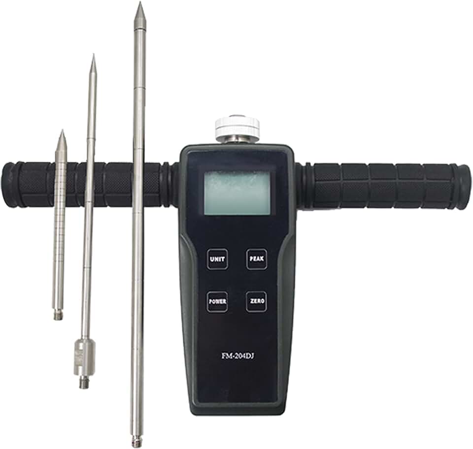 Ground Bearing Capacity Detector Soil Load Penetrometer Soil Compaction Tester with Measuring Range 0kg-100kg (0N-1000N) Test Depth 0cm-30cm for After Rolling Backfill Soil Clay Sand Mixed Soil