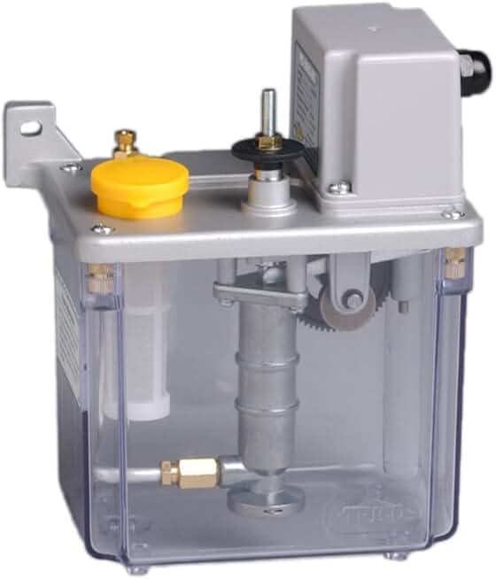 Trico PE-1202-60 Central Lubrication Automatic Cyclic Pump with Low Level Switch, 2L Reservoir Capacity, 3-6 cc per cycle Output, 60 minute Interval Time, 110V