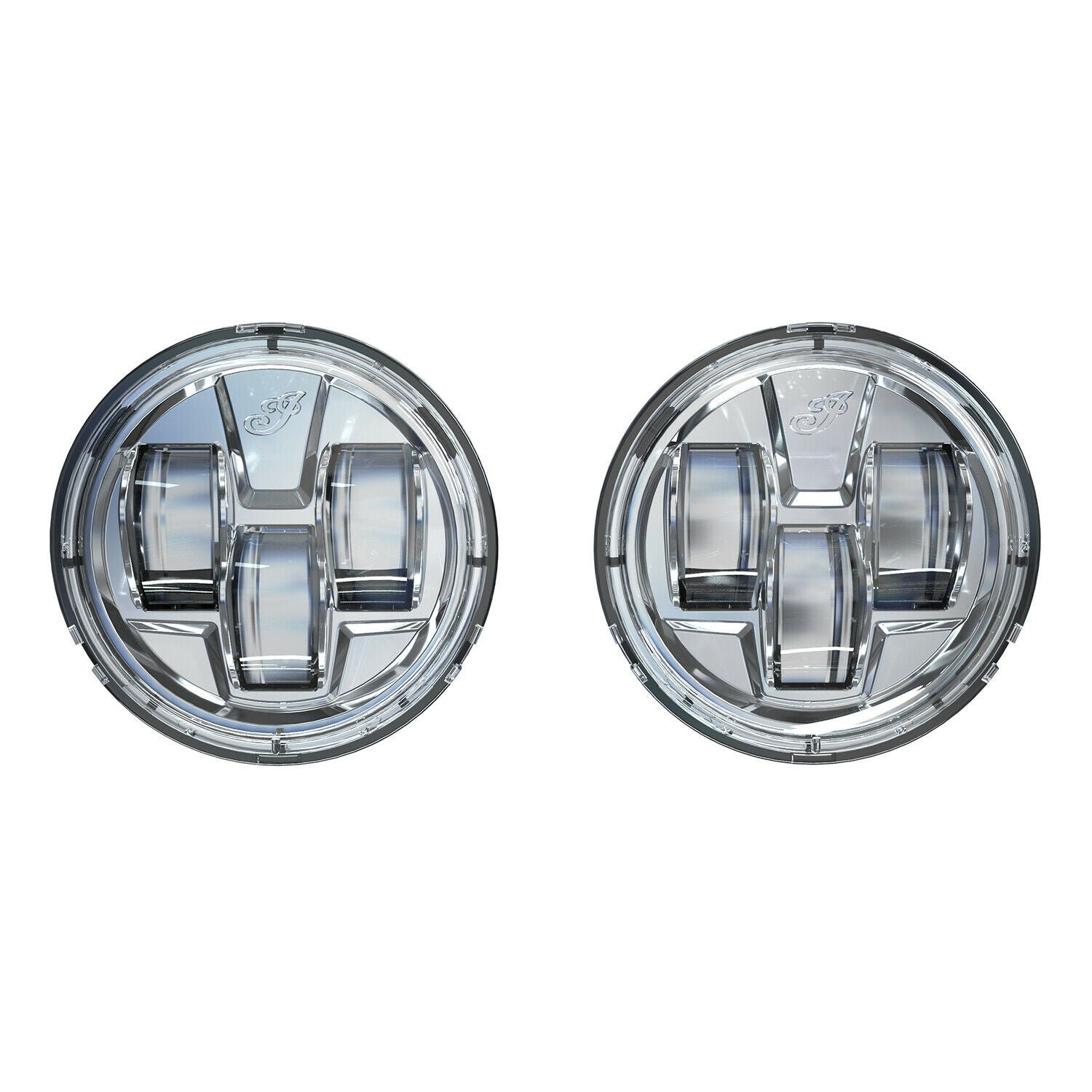 Indian Motorcycle Pathfinder S LED Driving Lights, Chrome | 2884708-156