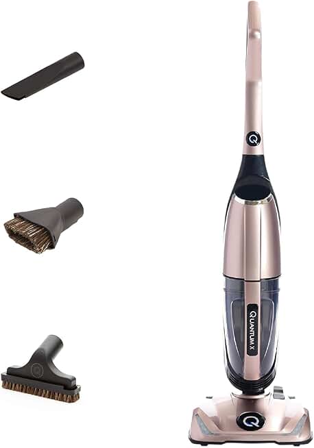 Quantum X Upright Water Filter Vacuum — The Best Bagless Household Vac Cleaner with Water & MicroSilver Filtration to Clean Wet & Dry Messes - Pet, Dog Hair & Toddler Spills on Carpet & Hardwood Floor