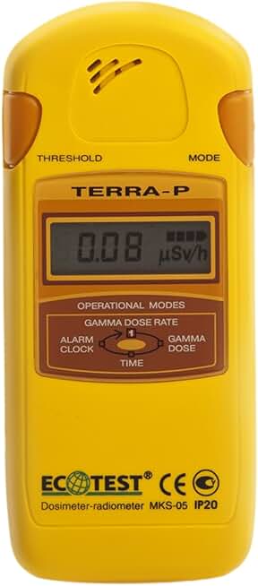 Geiger Counter Terra-P, Dosimeter Radiometer Radiation Detector MKS-05 IP30