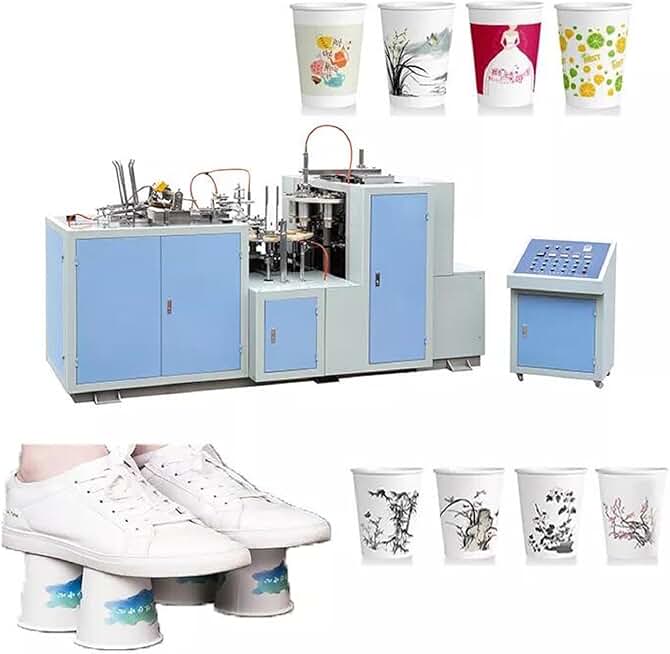 Customized Fully Automatic Paper Cup Making Machine - High-Speed Disposable Ice Cream Bowl & Paper Cup Production for 3oz to 25oz Sizes - Efficient Paper Cup Printing & Forming Equipment