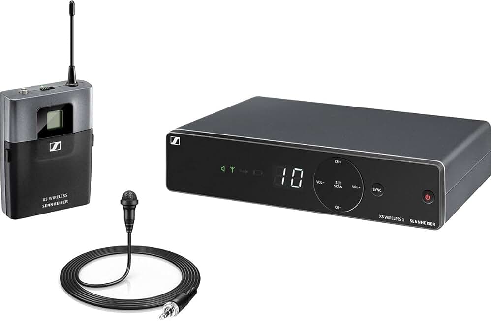 XSW 1-ME2-A Wireless Presentation Microphone, A Range 548-572 MHz,Black