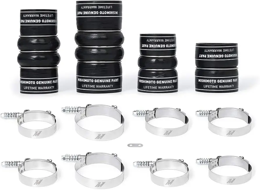 Mishimoto MMBK-DMAX-17 Factory-Fit Boot Kit, Compatible With Chevrolet/GMC 6.6L L5P Duramax 2017-2019