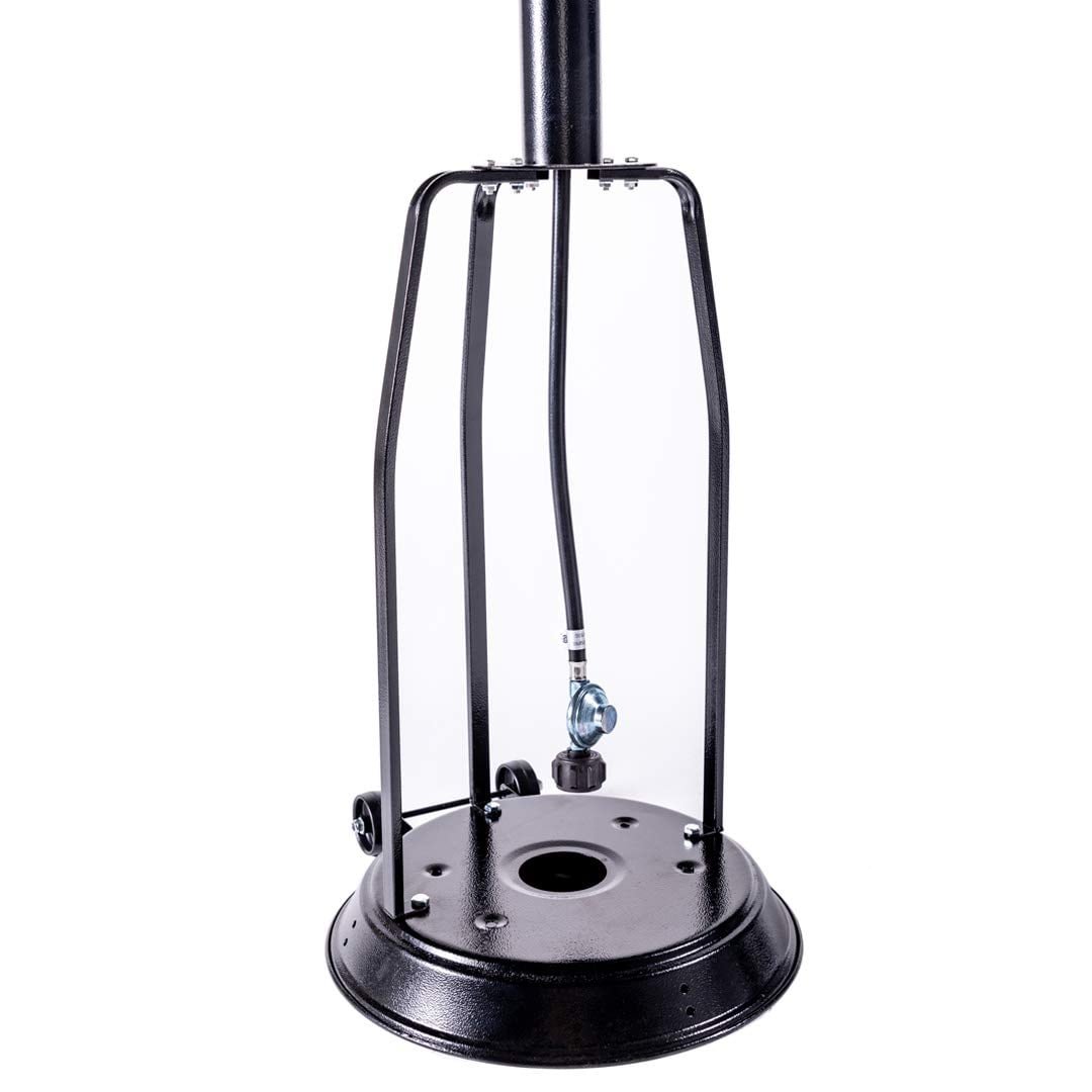 Outdoor Patio Propane Heater with Portable Wheels - N/A
