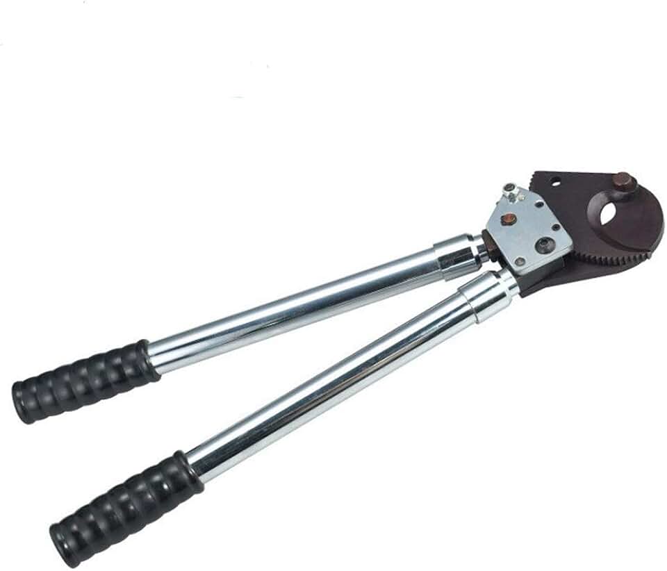 Hardware Tools Manual Ratchet Wire Cutters, Cable Cutters Retractable Handle for Cutting Wire Ropes Up to 33mm2 Pliers