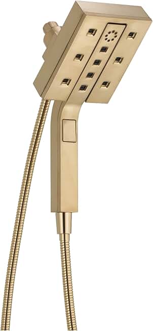 DELTA FAUCET 58473-CZ-PR Universal Showering Components Combo, Lumicoat Bronze, Champagne, 1.75 GPM Water Flow