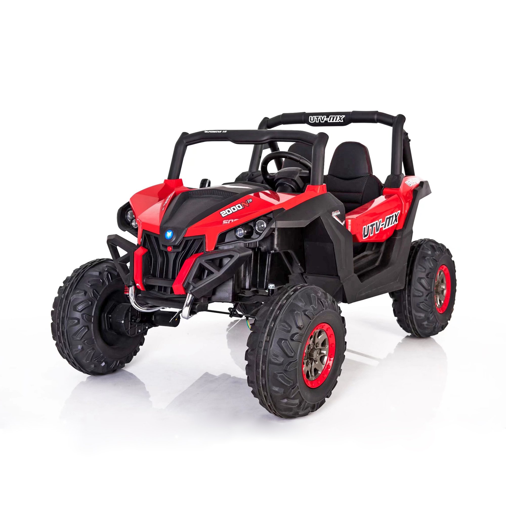 Blazin' Wheels 12V Battery Powered Red Wild Cross UTV Rideon - Red, Unisex Item