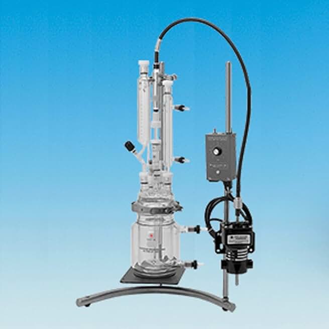 6539-305 Series General Purpose Benchtop Reactor, All-in-one, #11 Thred Connections on Jacket Inlet/Outlets for use with 3/8