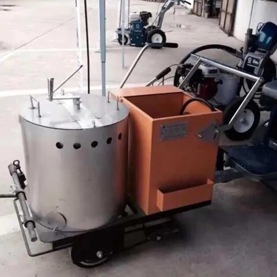 Durable Zebra Crossing Marking Machine, with high Reflective Performance, ensuring Traffic Safety and Clear Markings, Suitable for Urban and Suburban use