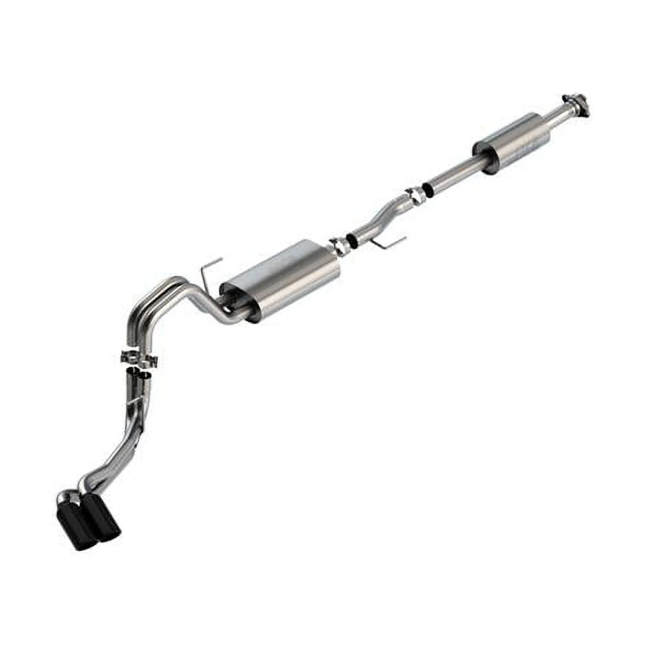 140873BC Touring 304 SS Cat-Back Exhaust System with Dual Side Exit for 2021-2022 Ford F-150 5.0L V8 AT 2-4WD 4DR CC