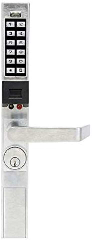 Alarm Lock PDL1300ET/26D Trilogy Narrow Stile Exit Device Trim Proximity/Keypad Lock w/ Audit Trail