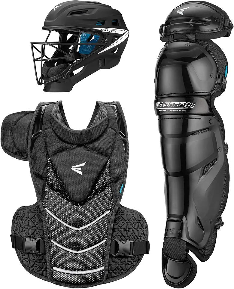 Easton | JEN SCHRO The Very Best Fastpitch Softball Catcher's Equipment | Box Set | NOCSAE Certified | Multiple Sizes/Colors