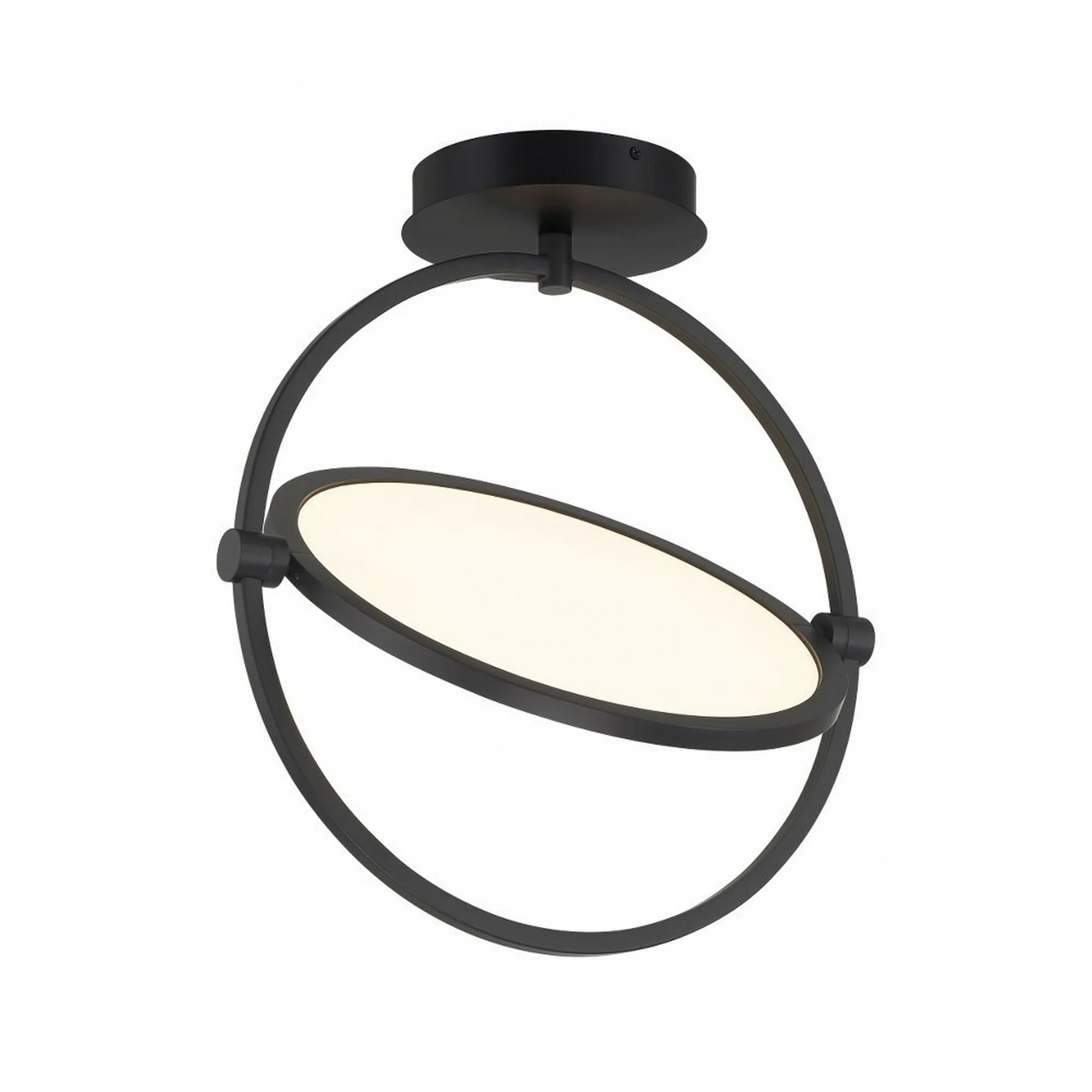 P5545-66A-L-George Kovacs Lighting-Studio 23 - 14.5W 1 LED Semi-Flush Mount-19.25 Inches Tall and 13.75 Inches Wide