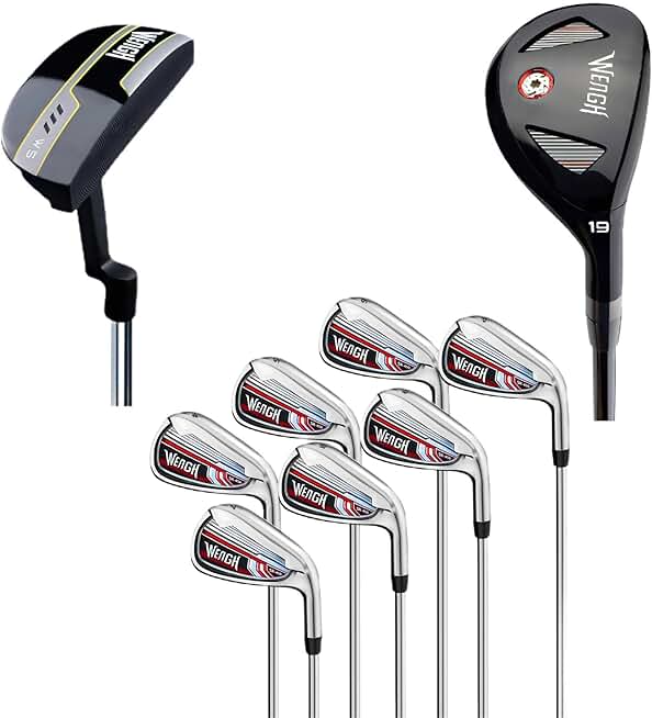 Putter + 3 Hybrid + Iron set(4-P),Bundle of 3