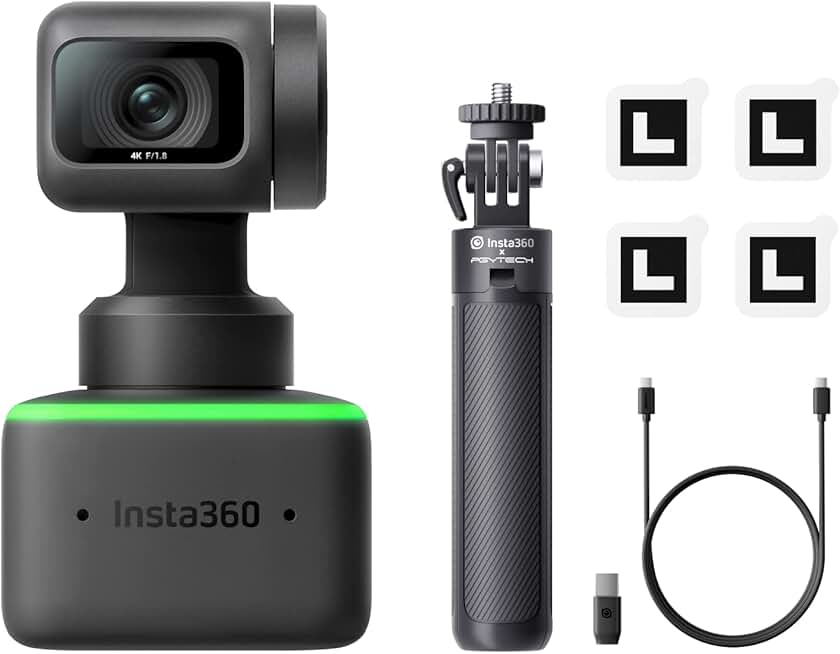 Insta360 Link - PTZ 4K Webcam with 1/2