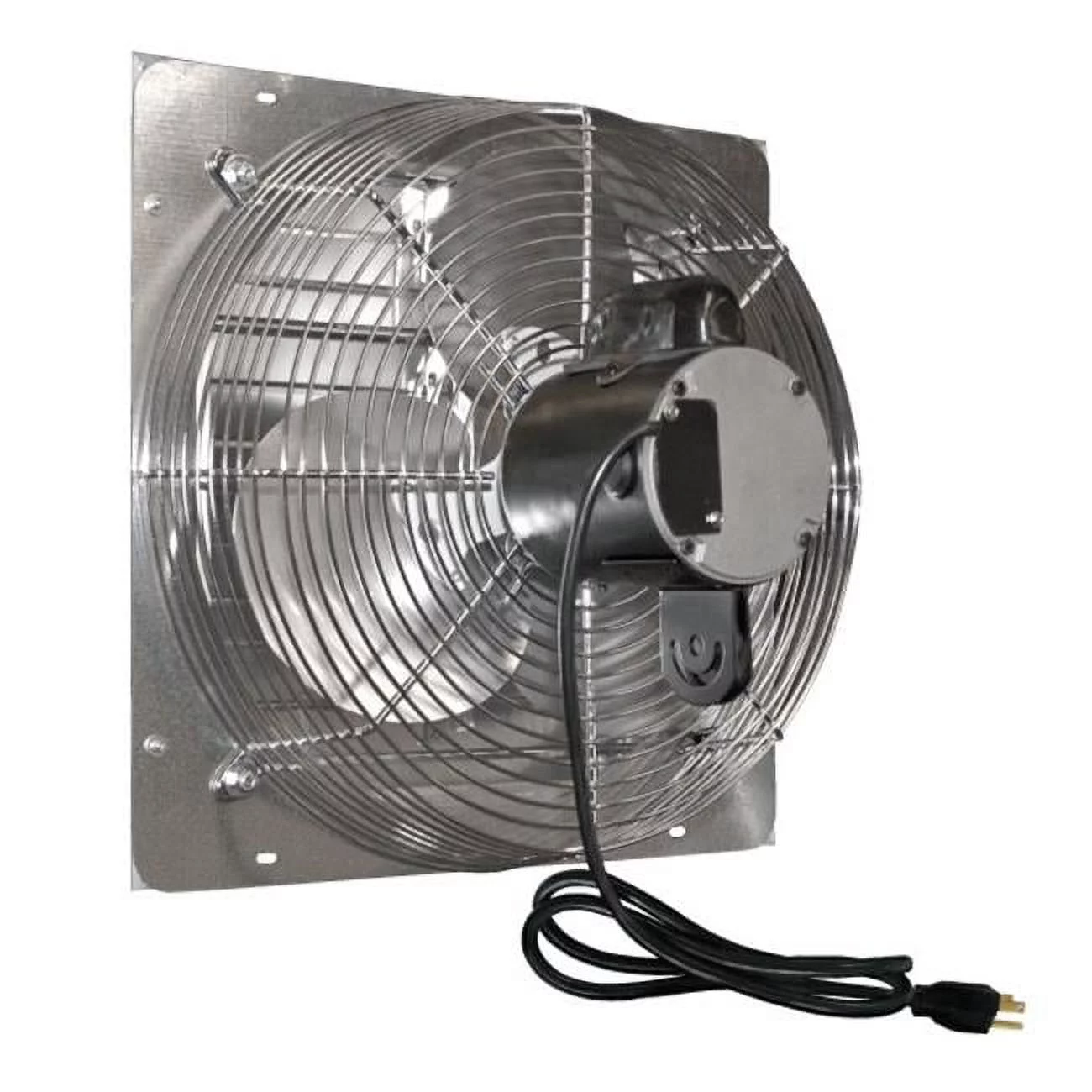 J and D VES201C 20 In. Shutter Exhaust Fan With Cord 1-10 Hp