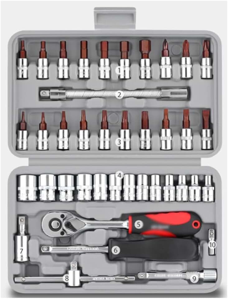40-piece Screwdriver Bit Set Mini Ratchet Wrench Household Cross Hexagonal Screwdriver Set