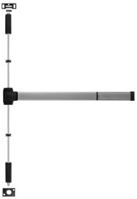 52036894 5203 689 Night Latch Surface Vertical Rod, 4'