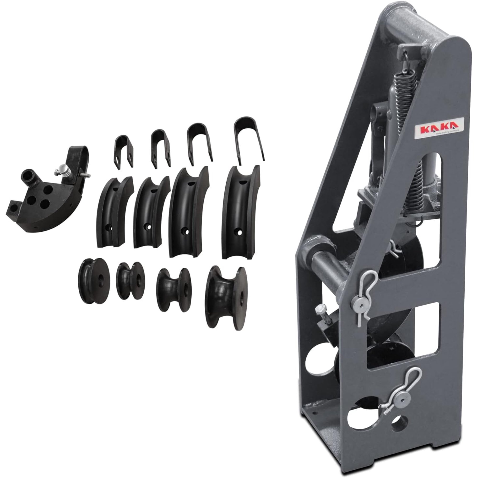 Heavy-Duty 8 Ton Hydraulic Roll Cage Tube , Solid Construction And High Precision Metal Tube With 5 Dies